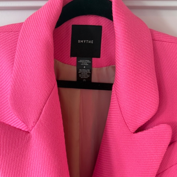 Smythe Pink Wool Coat - Picture 2 of 4